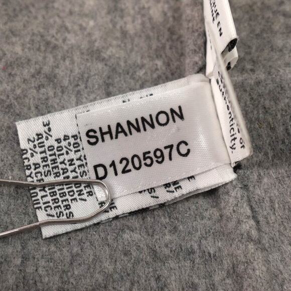 DVF Diane Von Furstenberg Shannon Coat Jacket Womens Small Gray Corporate Siren - Picture 8 of 16